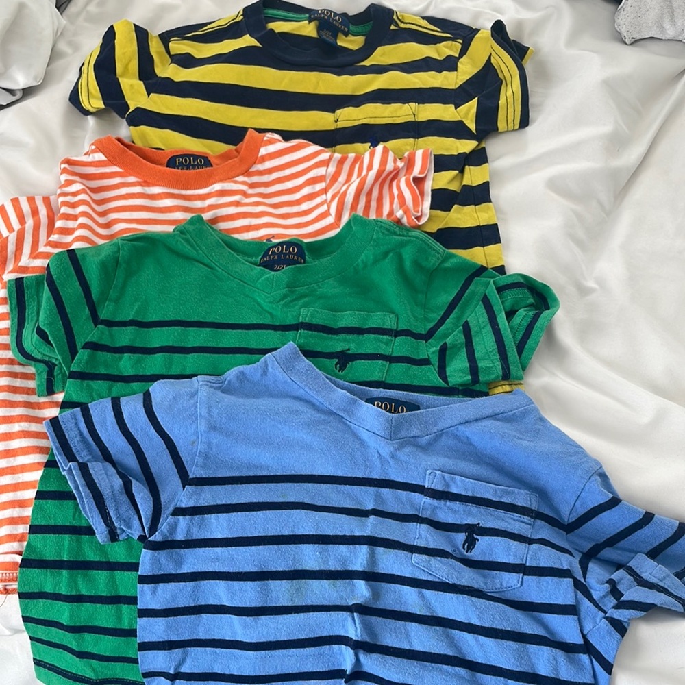 Set of 4 Polo Ralph Lauren t shirts 2T